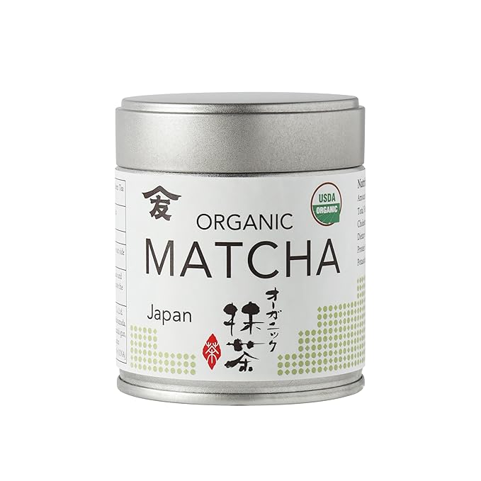 TOMOSAN Japanese Organic Matcha - Authentically Japanese Uji Kyoto Origin Traditional Stone Milled Green Tea Powder 30g/1.06oz