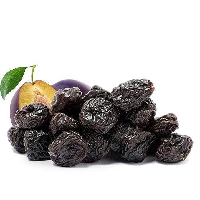 Dried Pitted Prunes Unsweetened by It's Delish 3 Lbs Jumbo Container | Naturally Sweet No Sugar Added High Fiber Dried Fruit Snack | Healthy Moist and Fresh Dry Plums | Vegan Kosher