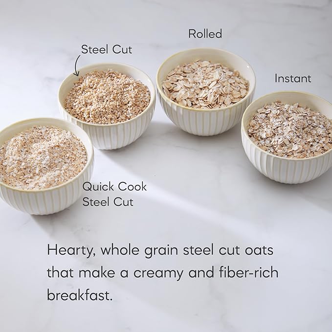 Nature's Path Organic Steel Cut Oats Instant Oatmeal 30 oz (Pack of 6) Non-GMO