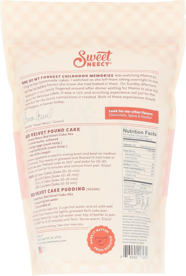 SWEET NEECY Red Velvet Cake Mix 24 OZ
