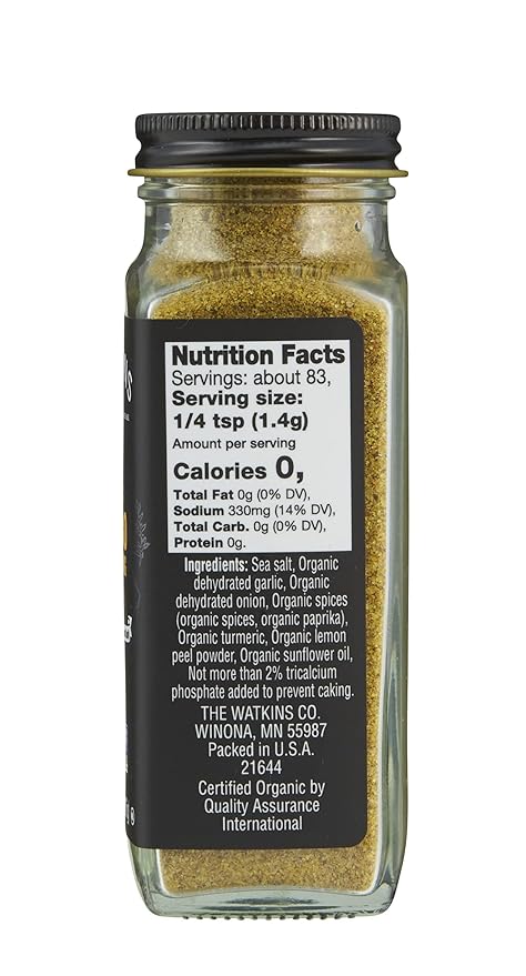 Watkins Gourmet Organic Spice Jar Adobo 4.1 oz. Bottle 3-Pack