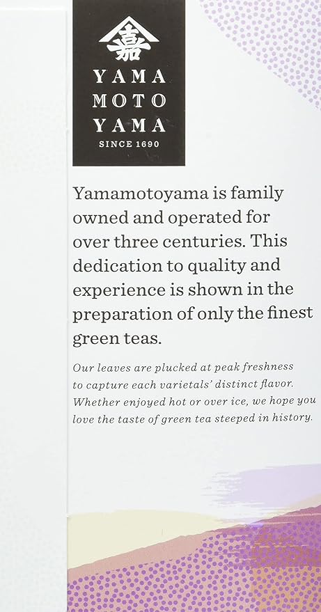 Yamamotoyama Organic Jasmine Green Tea Bag 18 ct (Pack of 6)