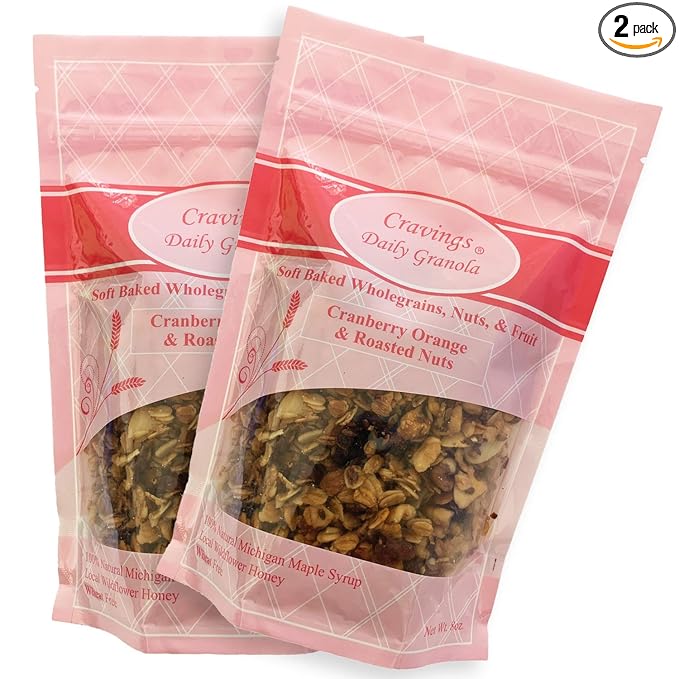 Cranberry Orange &amp Roasted Nuts Granola (2 Pack)
