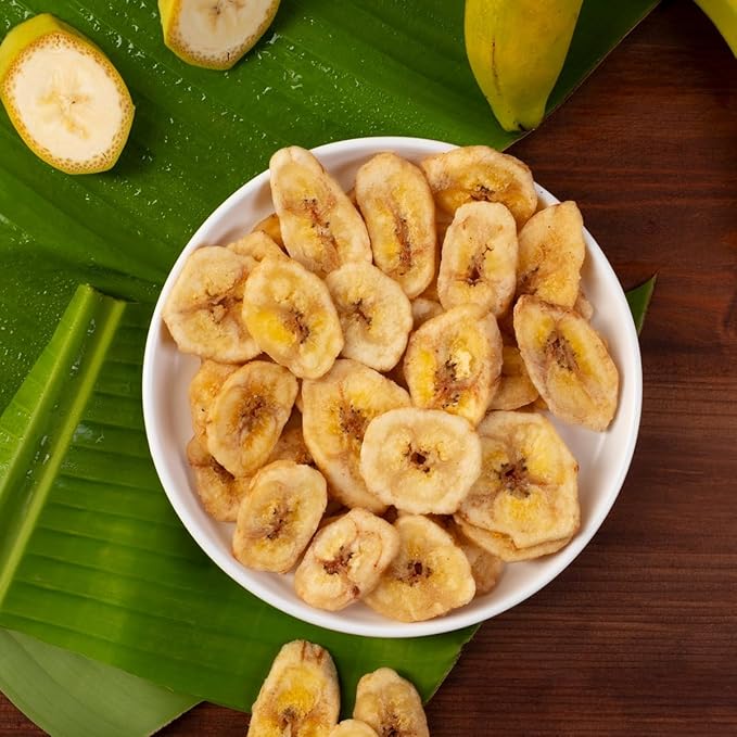 Sweetened Banana Chips - 4 Lb Healthy Snack Option Elevate Your Healthy Lifestyle With These Delicious Banana Snacks.