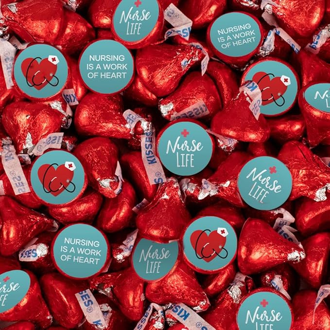 85 Pcs Nurses Week Candy Thank You Kisses Chocolate - Nurse Appreciation Week Gifts