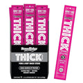 THICK STICK - STONERIDGE OLD-FASHIONED QUALITY HONEY BBQ - Hickory Smoked Pork and Beef Snack Sticks Gluten Free No MSG 15 Count THICK 1.5 oz Sticks High Protein Soy Free 15 Count