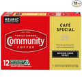 Community Coffee Cafe Special 12 Count Single Serve Coffee Pods Medium Dark Roast Compatible with Keurig K-cup Brewers 12 Count (Pack of 1)