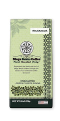 Unroasted Green Coffee Beans Mega Beans Coffee Specialty Grade Green Coffee Beans. (5 LB Nicaragua)
