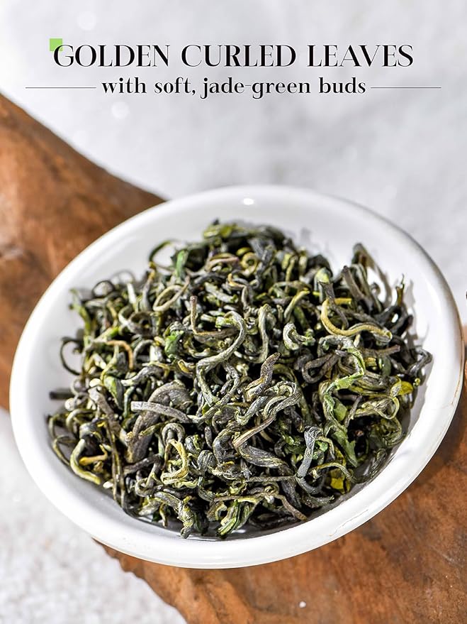 CO-OP 1950 Golden Green Tea Loose Leaf Tea 100g High Mountain Whole Loose Leaf Green Tea Naturally Smooth &amp Refreshing Rich in Antioxidants No Additives 20 Empty Tea Bags Included Tin