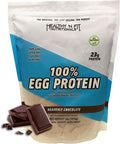 Healthy 'N Fit 100% Egg Protein- Chocolate (4lb): 100% Egg White Protein. Zero Lactose Zero Sugar.- Ultra Pure Natural Egg Protein Isolate