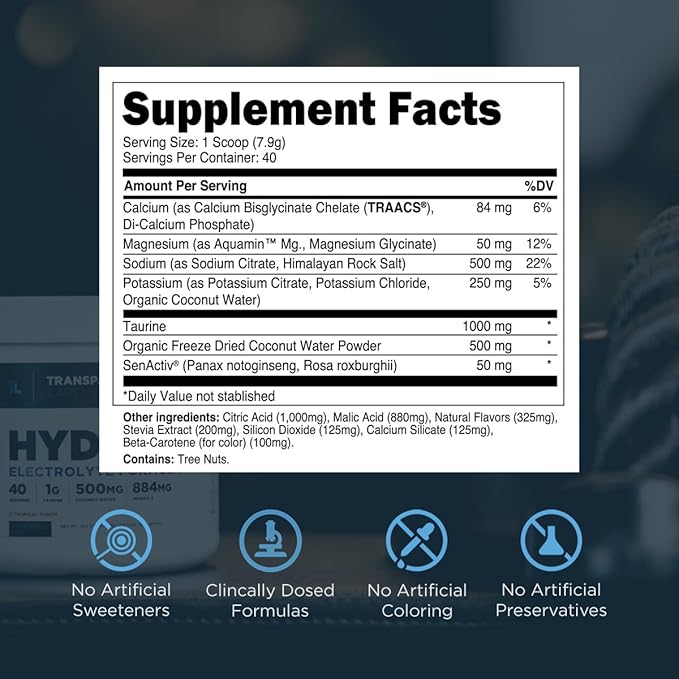 Transparent Labs Grass-Fed Whey Protein Isolate (30 Servings Strawberry Milkshake) &amp Hydrate Electrolytes Powder (40 Servings Peach Mango)