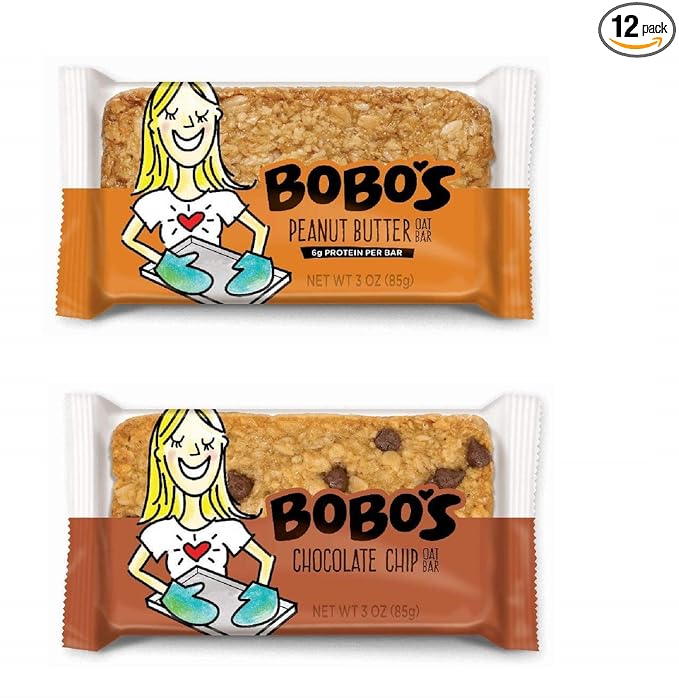Bobo's Oat Bars Chocolate Chip and Peanut Butter Variety Pack