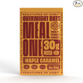 Kreatures of Habit MEAL ONE | Overnight &amp Instant Superfood Protein Meal Replacement | Gluten Free Dairy Free 30g of Plant Based Protein With No Added Sugar | Maple Caramel | Pack of 7