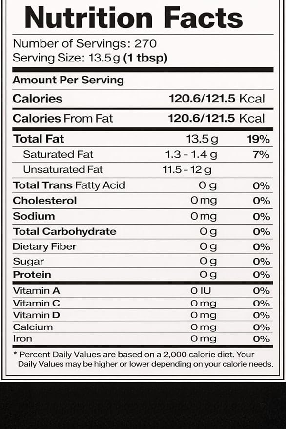 Sunflower Oil 1 Gallon (128 fl oz) – Non-GMO Naturally Refined Cooking Oil for Frying Baking High Smoke Point Light Neutral Taste Ideal for Home &amp Foodservice