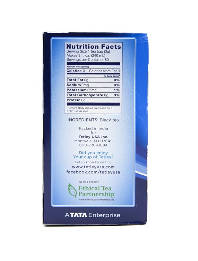 Tetley Tea Masala 72-Count Tea Bags (Pack of 3)