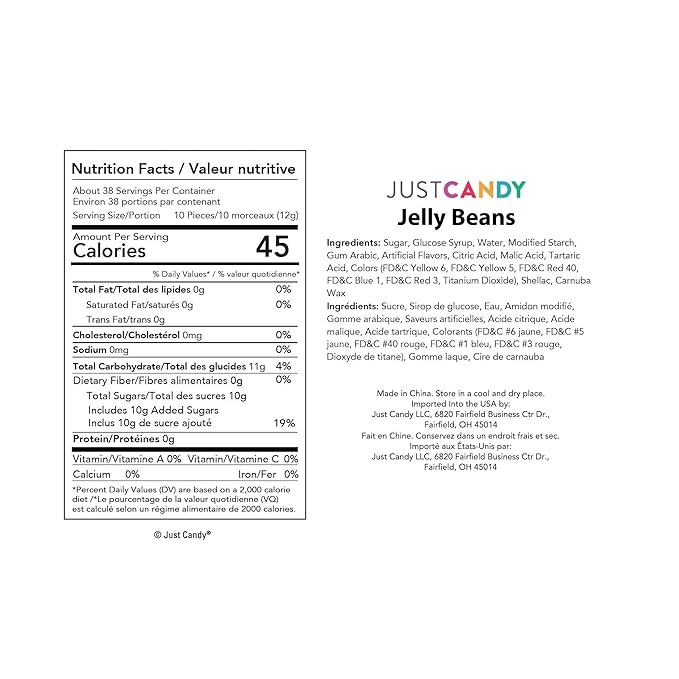 Dark Blue Jelly Beans 9lb Case - 3240 ct