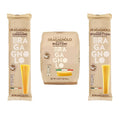 Sample Pack 2(Pastificio Bragagnolo) 1 Pound Bag of Spaghettoni 805 1 Pound Bag of Rigatoni 843 1 Pound Linguine 811 Bronze-Drawn 100% Italian Pasta Made with Durum Wheat Semolina Flour Non GMO