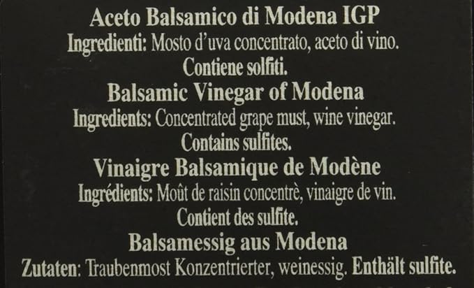 Fattoria Estense Balsamic Vinegar Gold Label (1 X 8.5 OZ)