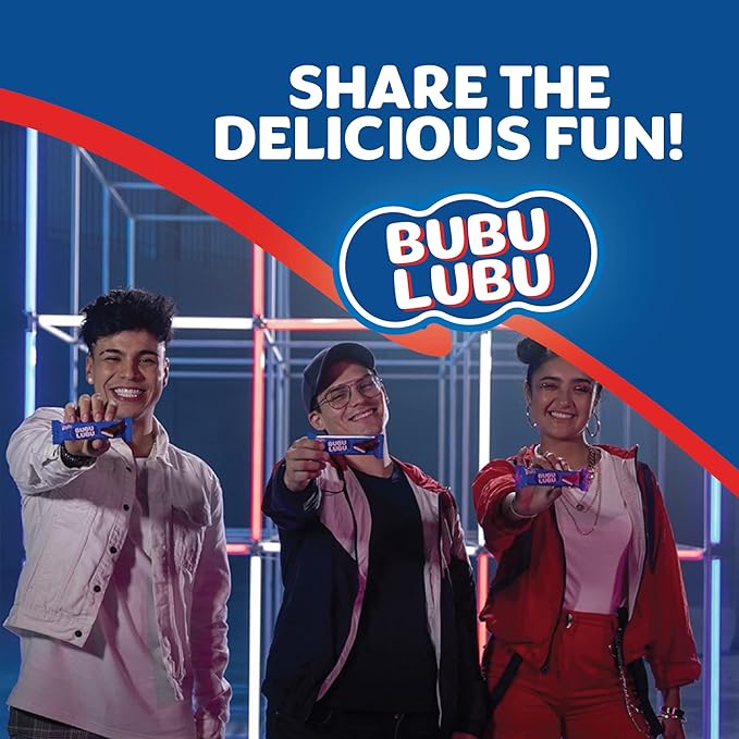Ricolino Bubulubu Marshmallow with Strawberry Artificially Flavored Gummy with Chocolate Flavored Coating Bar 1 Pound 13.52 Ounces 24 Count Box