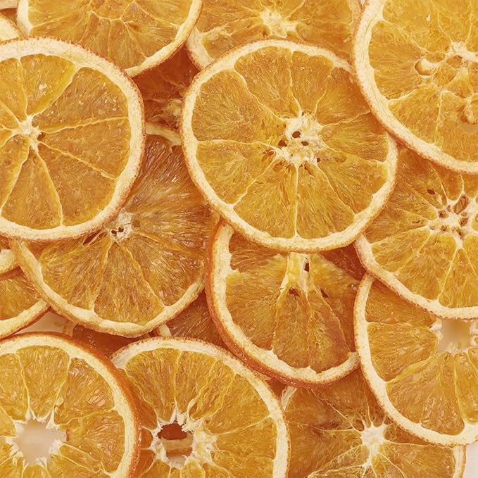JTEDZI Dried Orange Slices 1.1lb/500g Dehydrated Orange Slices Dried Oranges for Cocktails Crafts and Potpourri