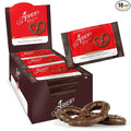 Asher's Chocolates Chocolate Covered Pretzels Gourmet Sweet and Salty Candy Small Batches of Kosher Chocolate Family Owned Since 1892 (18 count Milk Chocolate)