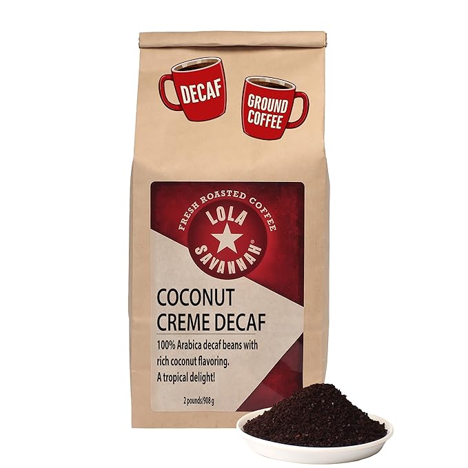 Lola Savannah Coconut Crème Ground Decaf Coffee 2lb