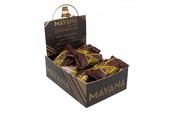 MAYANA CHOCOLATE Coffee Break Mini Bar 1.5 Ounce (Pack of 10)