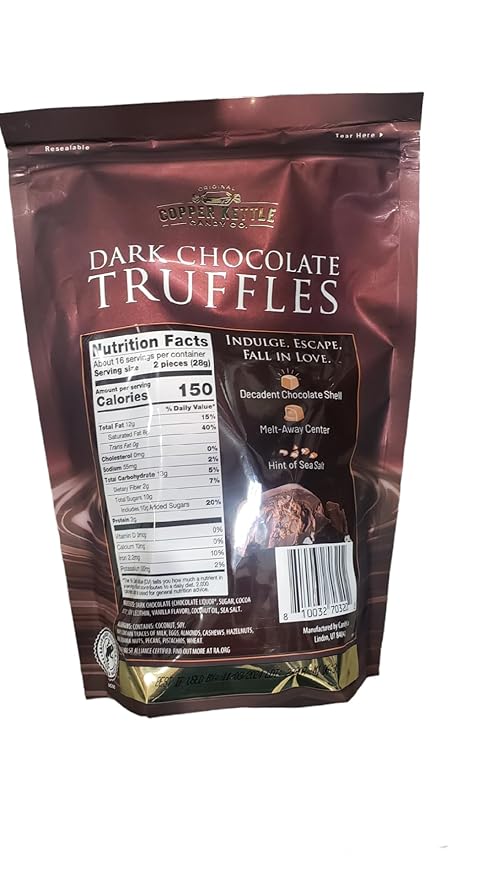 Copper Kettle Dark Chocolate Truffles 16 oz.