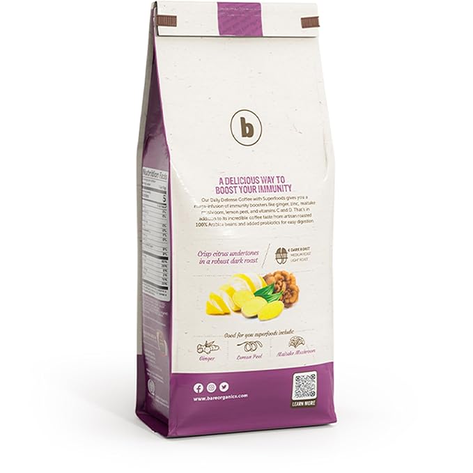 DAILY DEFENSE BAGGED COFFEE with Superfoods (Pack of 2)