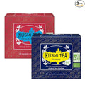 Kusmi Tea - Pack of 2 Boxes of Tea Bags - Anastasia + Russian Morning No.24 - Organic Black Tea with Bergamot + Asian Black Tea Blend - Grand Yunnan Ceylon and Assam - 2x20 Tea Bags