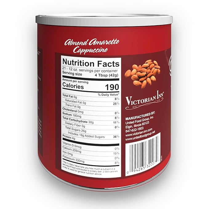 Victorian Inn Instant Cappuccino Almond Amaretto 2 Pound (Pack of 1)