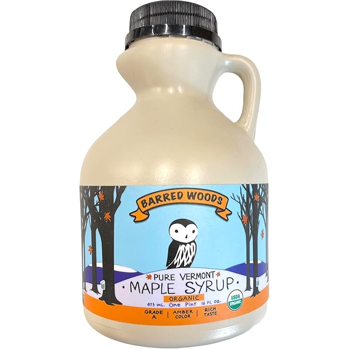 Vermont Gift Box with Maple Syrup Pancake Mix and Handcrafted Maple Cream
