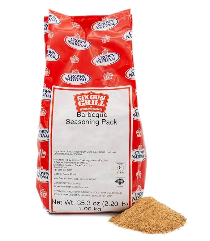 Crown National Six Gun Grill Barbecue Seasoning Pack 2.2 lbs (1kg)