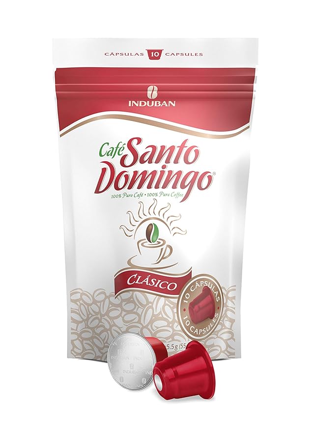 Santo Domingo Coffee Capsules Bundle: Classic Intenso Peaberry – 30 Count Variety Pack - Compatible with Nespresso Original Brewers · Products from the Dominican Republic