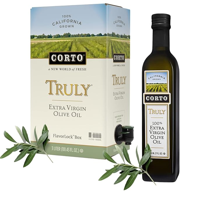 Corto TRULY® | Starter Bundle |100% Extra Virgin Olive Oil | Floral Notes | Cold Extracted in State-of-the-Art Mill | Straight from Official Corto Olive Groves &amp Oil Producer