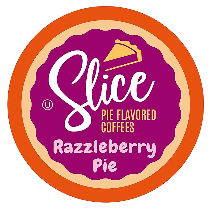 Slice Coffee Flavored Coffee Razzleberry Pie for Single Serve Brewers 40 Count