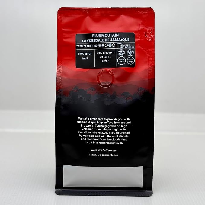 Jamaican Blue Mountain Coffee 100% Pure Whole Bean Fresh Roasted 16-ounce