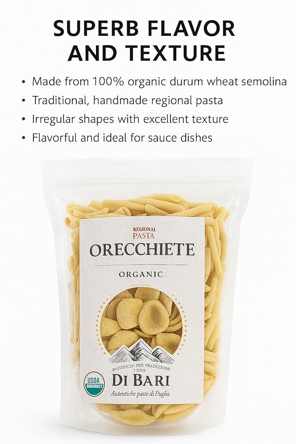 Pasta Italiana Organic Italian Pasta Gift Box - 5 Gourmet Artisan Varieties Made in Italy Premium Gift Set with Elegant Packaging