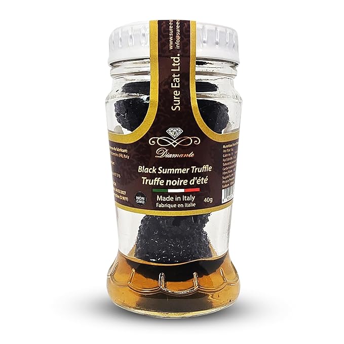 Diamante Italy Whole Black Truffle Black Summer Truffle (tuber aestivum Vitt.) without the addition of preservatives Product of Italy - 40g