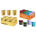 Hethstia High-Protein Ramen Cups &amp Konjac Shirataki Noodle Soup Cups 14 Pack – Pho Spicy Tom Yum Red Curry &amp Laksa Plant-Based Ready-to-Eat Meals