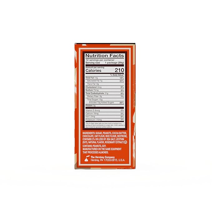 REESE'S Plant Based Oat Chocolate Confection Peanut Butter Cups Candy Packs 1.4 oz (12 Count)