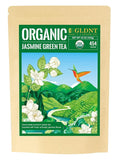 GLDNT Organic Jasmine Green Tea Organic Jasmine Green Tea Loose leaf with Delightful Aroma Delicate and smooth Flavor Hot &amp Iced Tea 16 Ounce