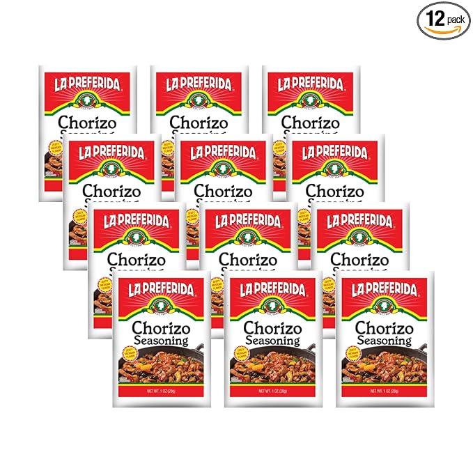 La Preferida Chorizo Seasoning 1 Oz (Pack of 12)