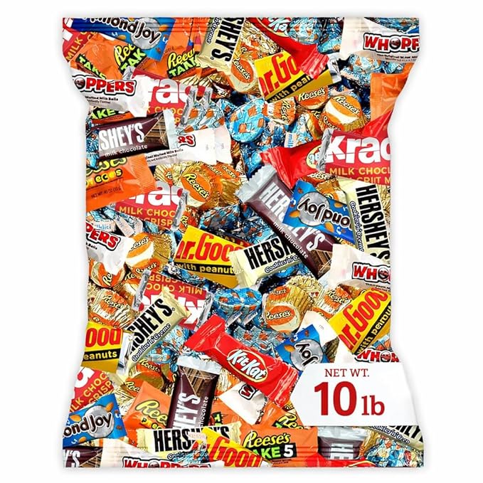 Chocolate Assorted Bulk Candy - 10 LB Chocolate Candy Variety Pack - Easter - Bulk Chocolate Milk ChocolateCandy Dark ChocolateCandy - Bulk Candies Mix - Variety Pack