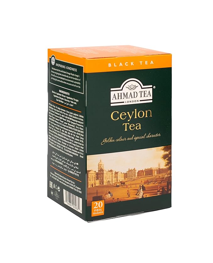 Ahmad Tea Ceylon Tea 20-Count Boxes (Pack of 6)