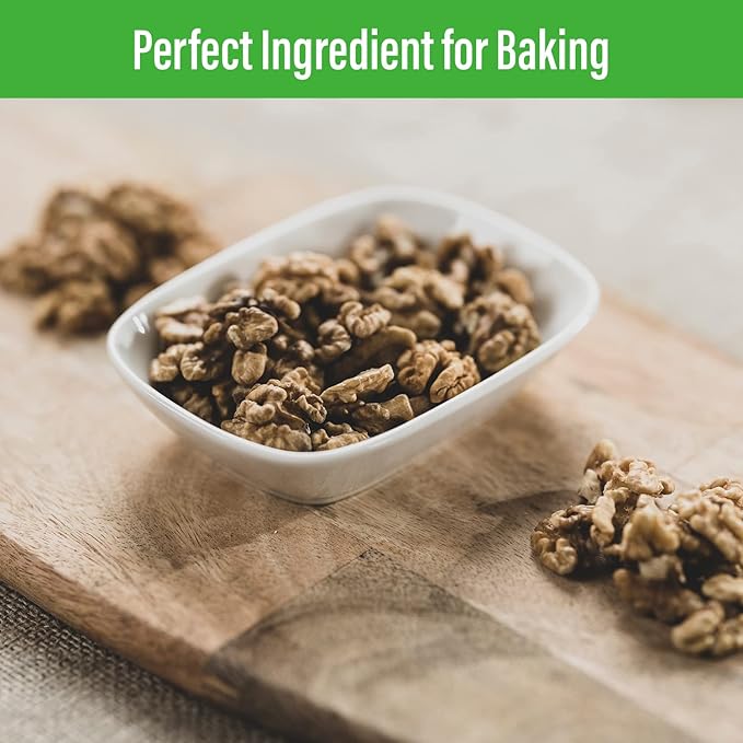 Sincerely Nuts Raw Shelled Walnuts (3lb bag) | No Shell Walnut Halves and Pieces | Easy to Eat &amp Cook Right Out of the Bag | Kosher &amp Gluten Free Superfood | Plant Based Fiber &amp Healthy Fa