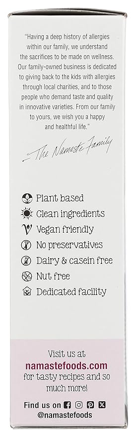 Namaste Foods Gluten Free Spice Cake Mix Allergen-Free26 Oz (Pack of 6)