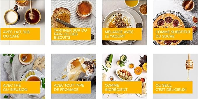 Buckwheat honey - 300g jar - 100% natural harvested in the Breton regions of France a pure and unique honey.