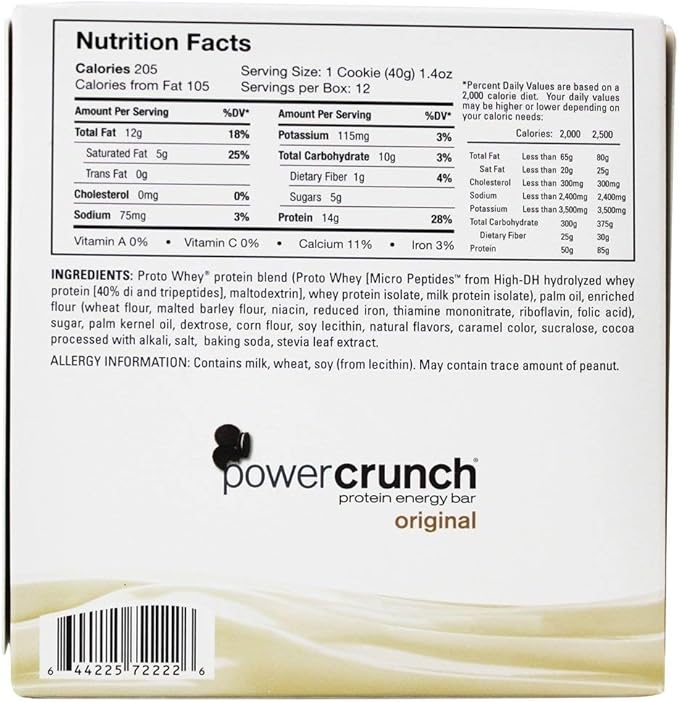 Power Crunch Protein Bars - Cookies &amp Creme