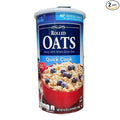 Quick Cook Rolled Oats 100% Whole Grain 42 oz Heart Healthy (Pack of 2)